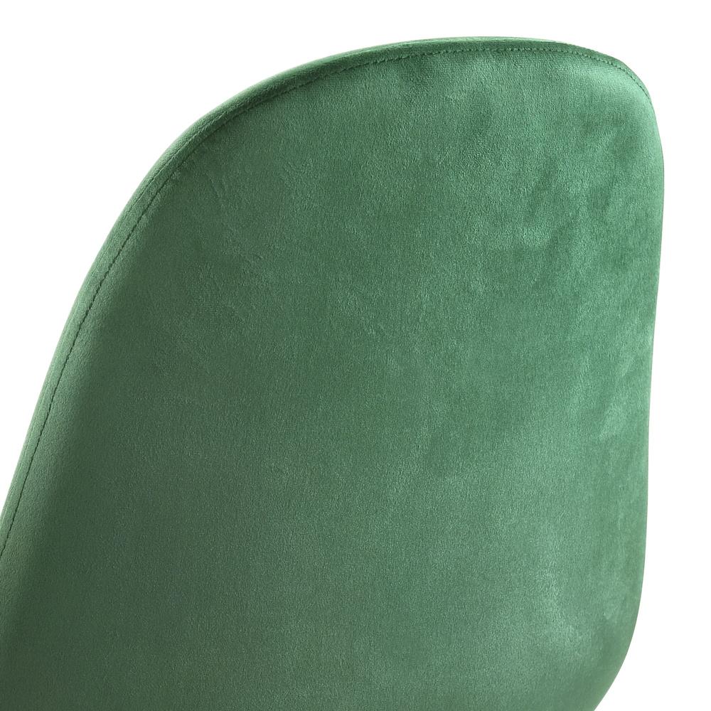 Picket House Furnishings Isla Velvet Side Chair in Emerald. Picture 9