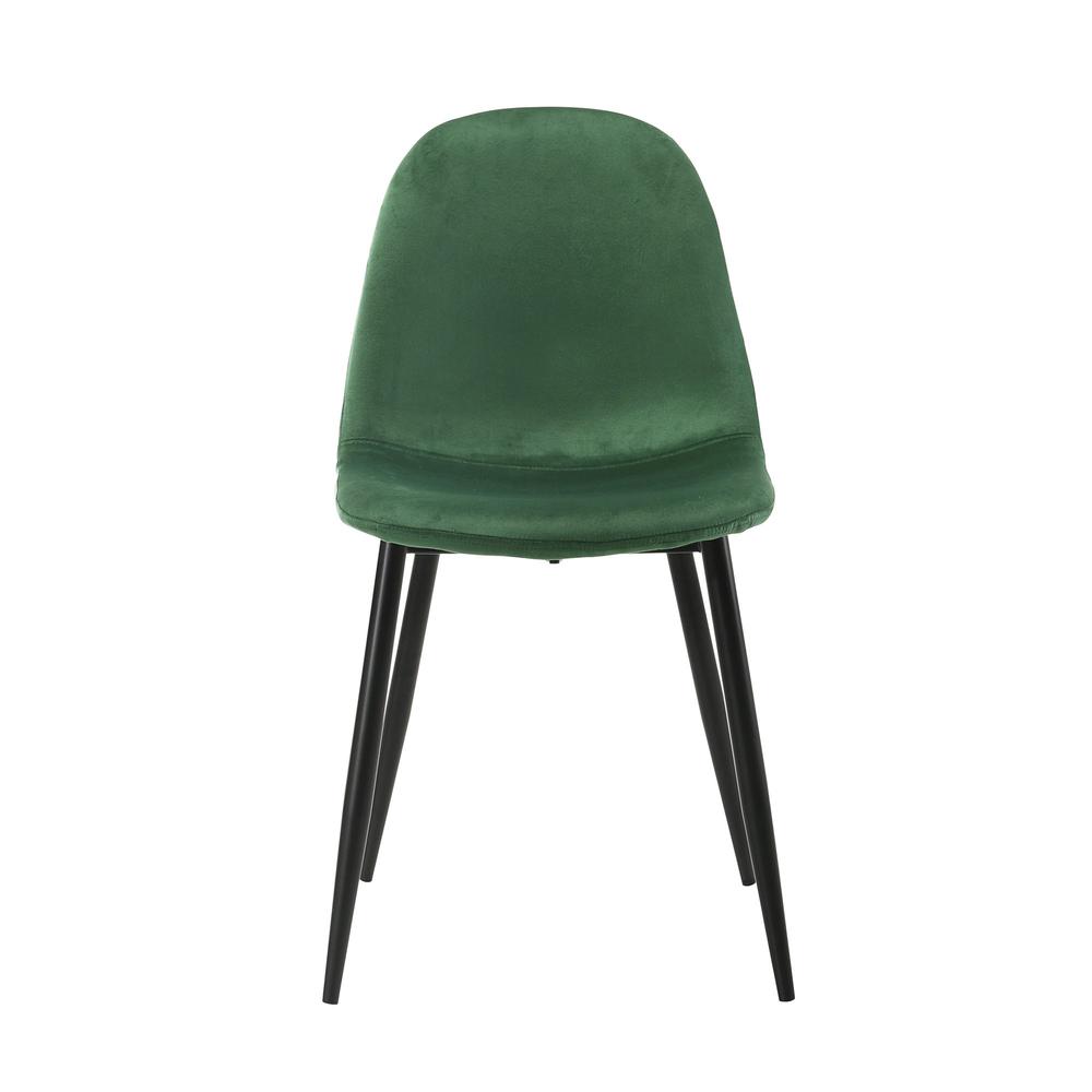 Picket House Furnishings Isla Velvet Side Chair in Emerald. Picture 5