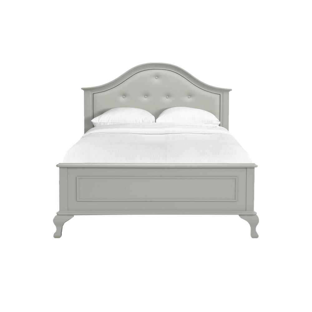 Picket House Furnishings Jenna Full Panel Bed in Grey. Picture 1