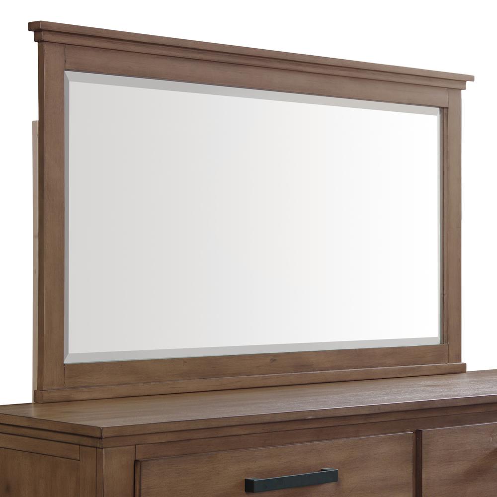 Picket House Furnishings Jaxon 6-Drawer Dresser with Mirror in Grey. Picture 5