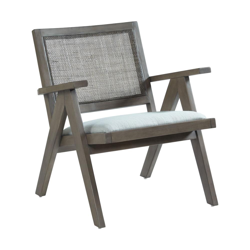Picket House Furnishings Chaucer Lounge Chair in Grey. Picture 4