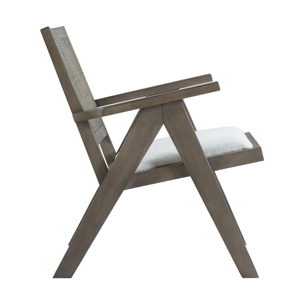 Picket House Furnishings Chaucer Lounge Chair in Grey. Picture 6