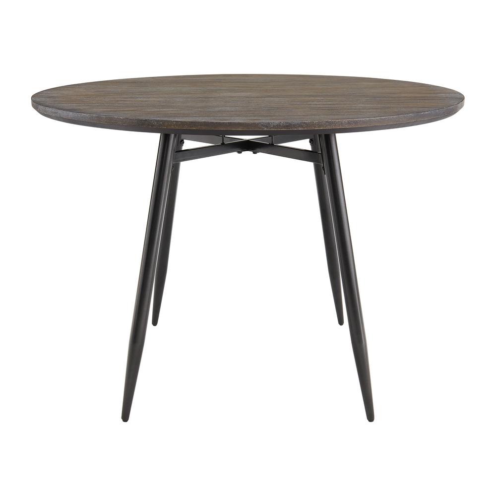 Clover Round Dining Table in Black. Picture 2