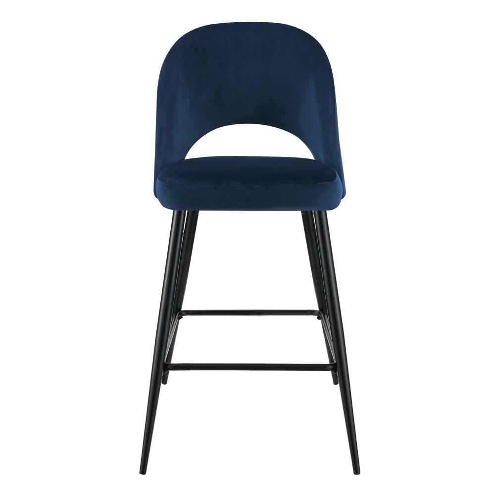 Picket House Furnishings Loran Bar Stool in Navy. Picture 5