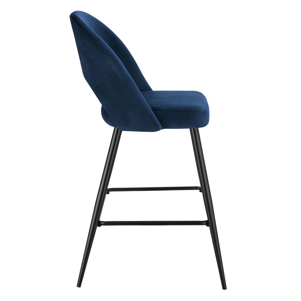 Picket House Furnishings Loran Bar Stool in Navy. Picture 6