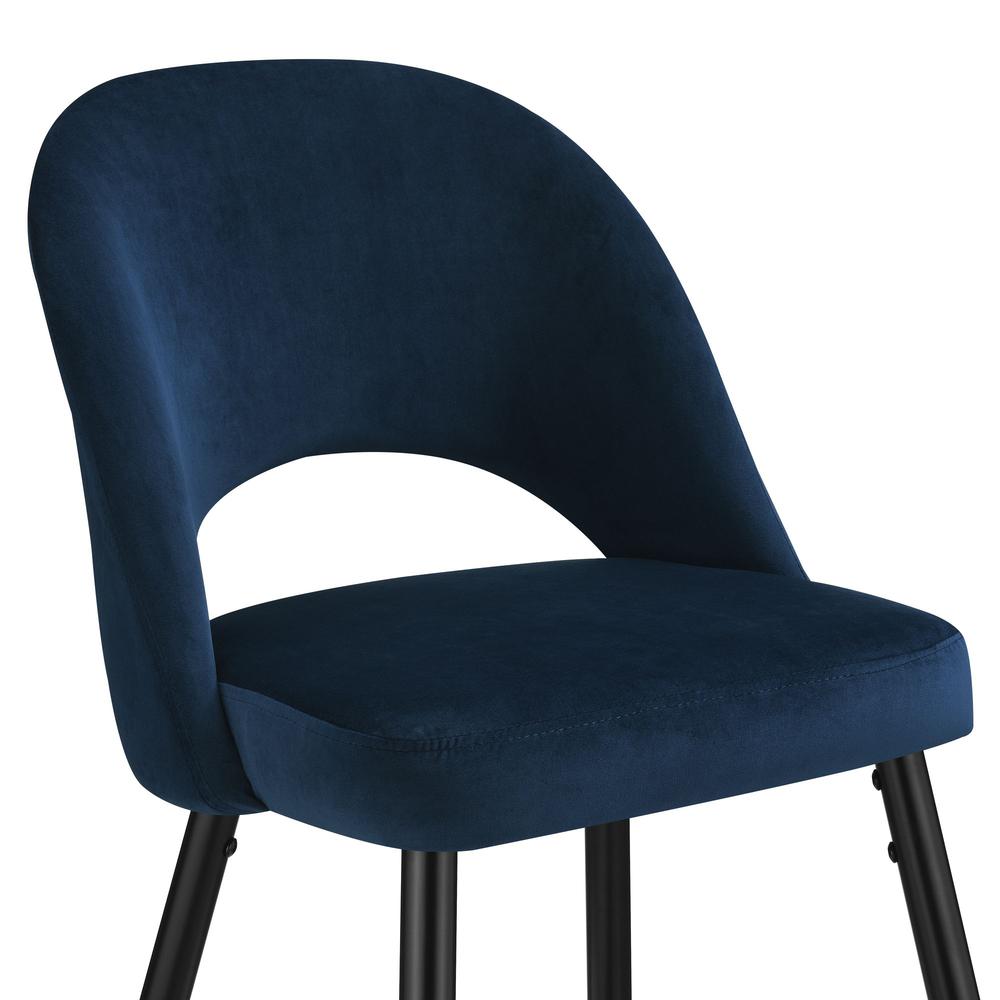Picket House Furnishings Loran Bar Stool in Navy. Picture 8