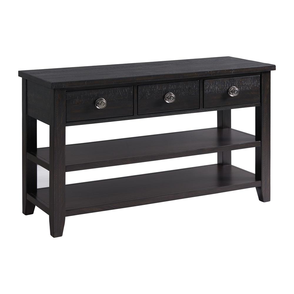 Kahlil 3-Drawer Sofa Table. Picture 1