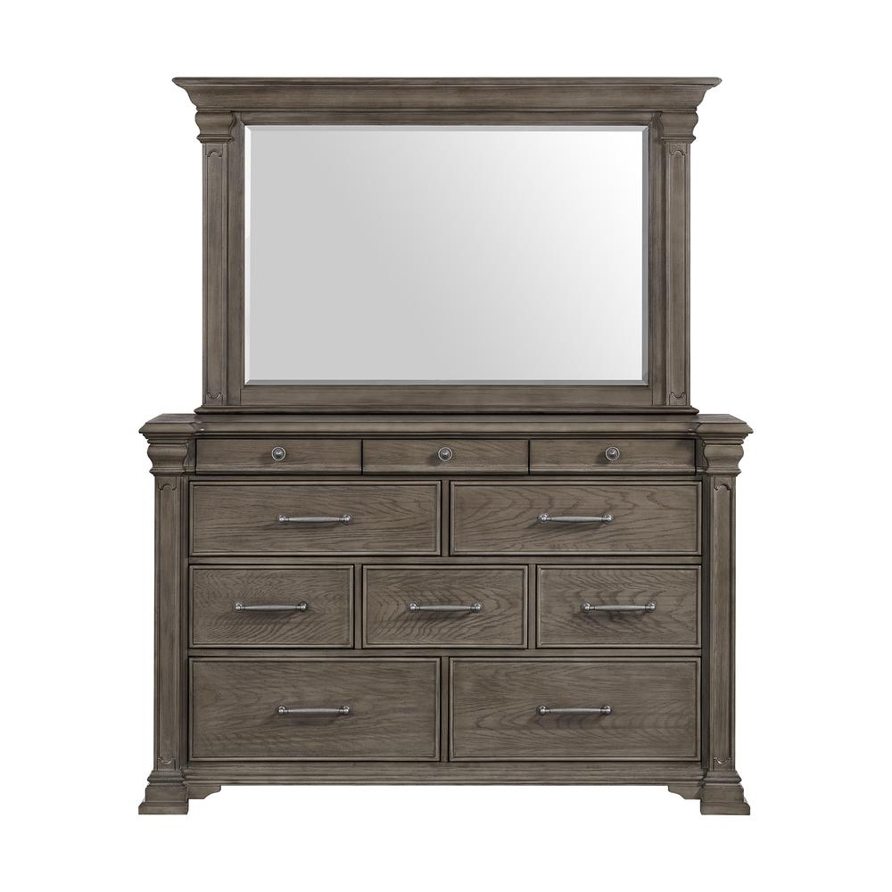 Paterson  Dresser & Mirror in Grey. Picture 2