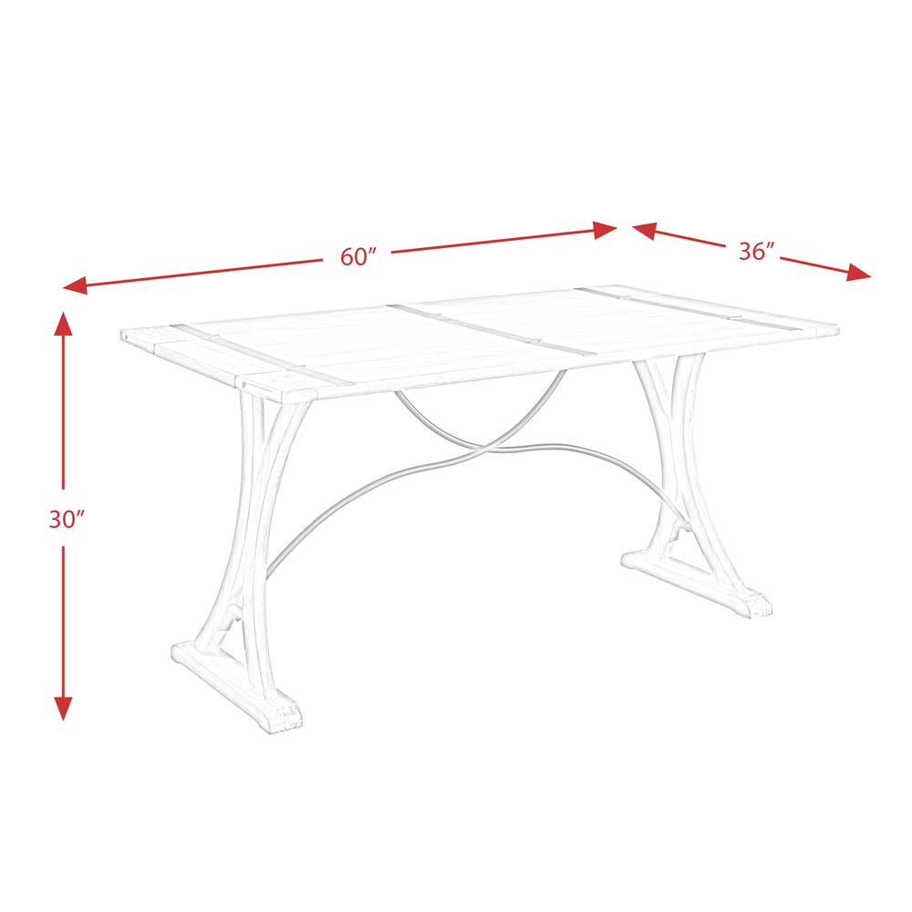 Keaton Folding Top Dining Table. Picture 4