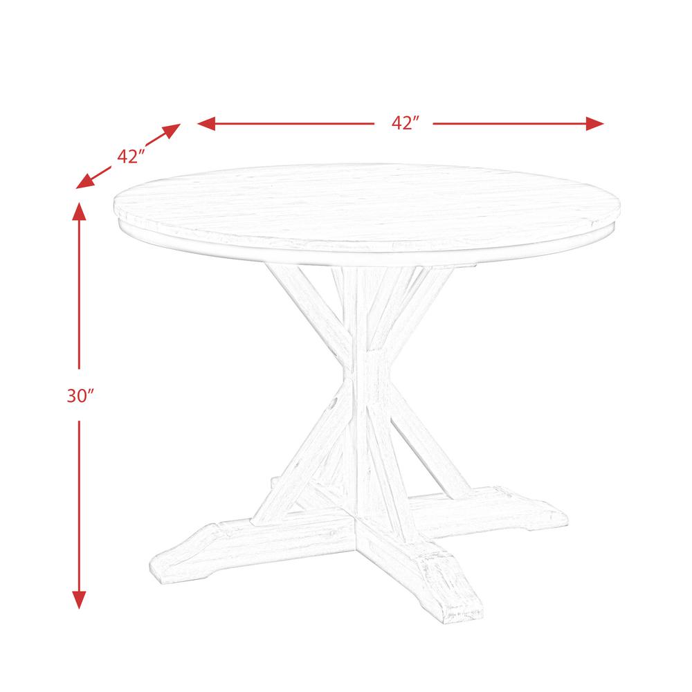 Keaton Round Standard Height Dining Table. Picture 27