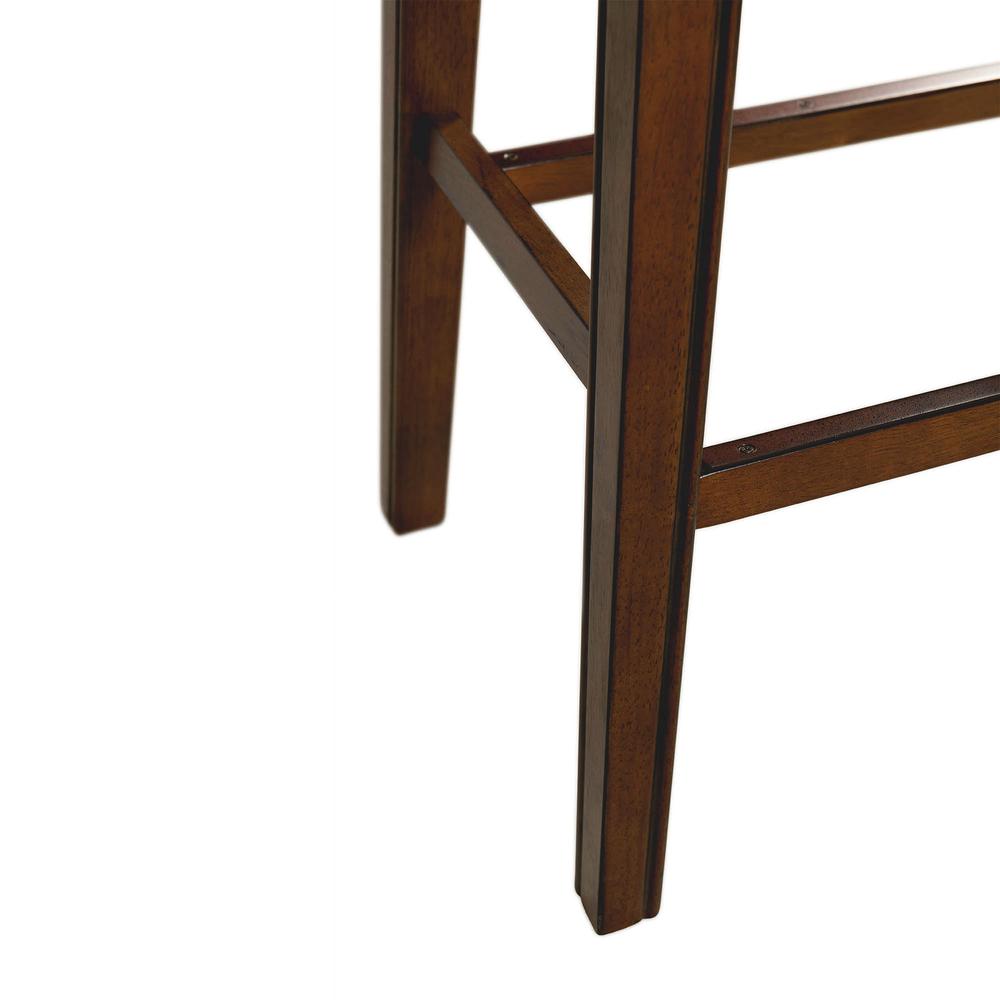 Bowen 30" Backless Bar Stool in Red. Picture 10