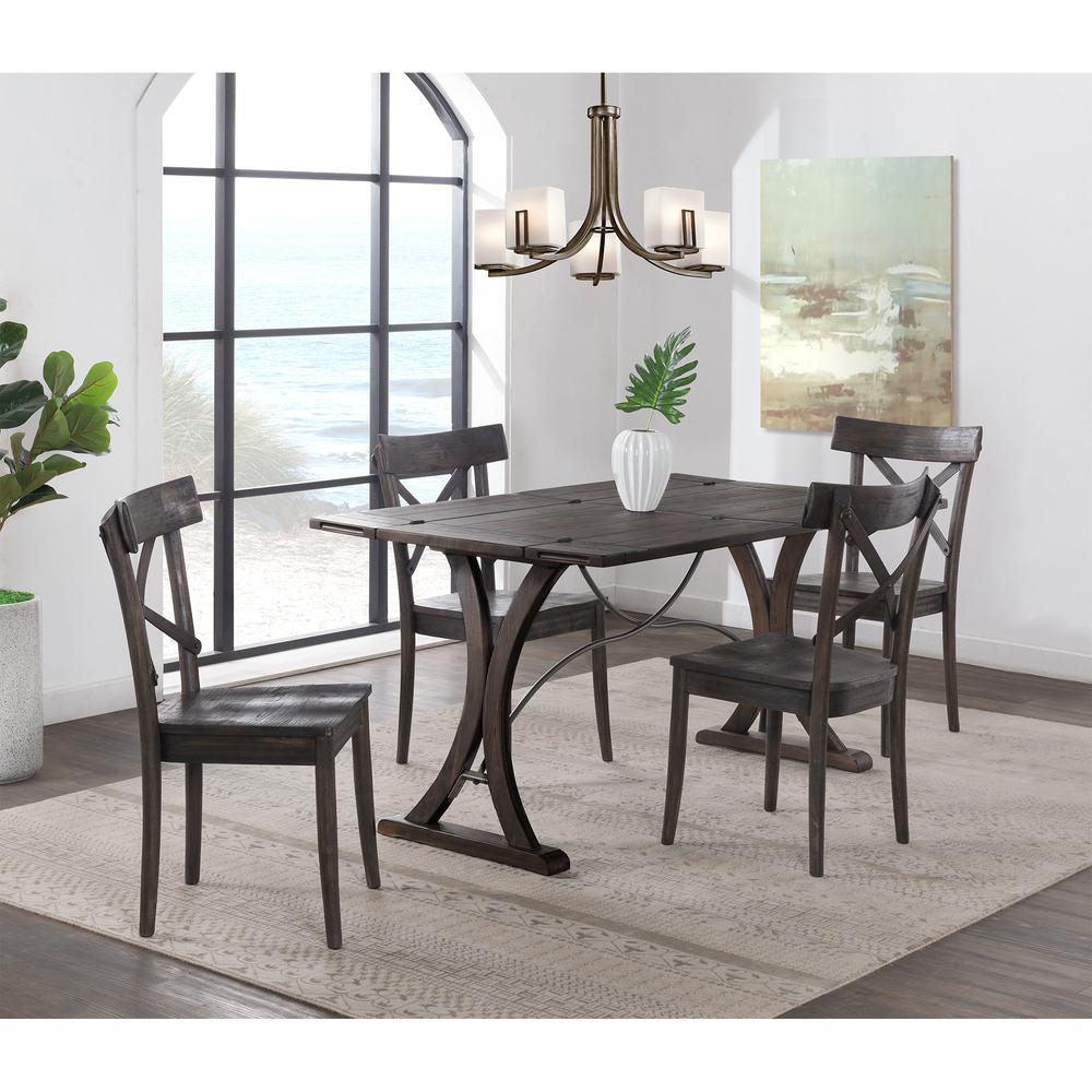 Camden Folding Top 5PC Dining Set-Table and Four Chairs. The main picture.