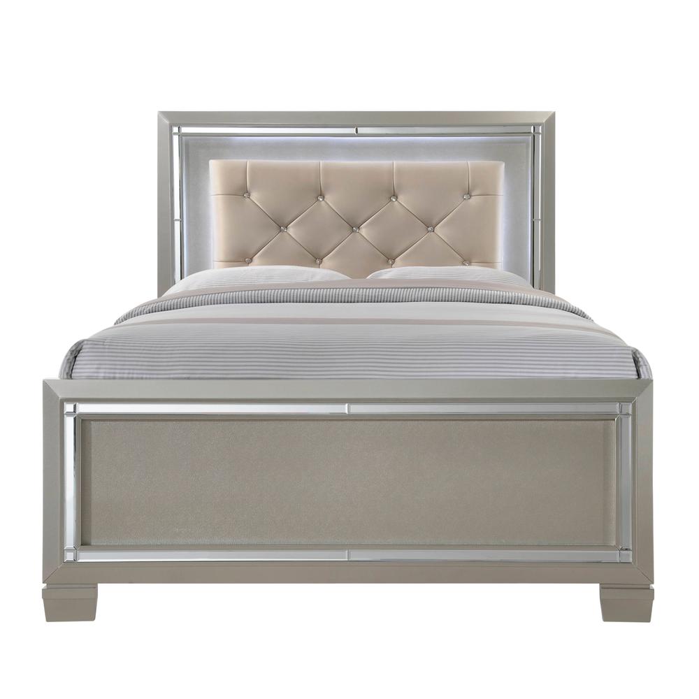Glamour Youth Full Platform Bed. Picture 7