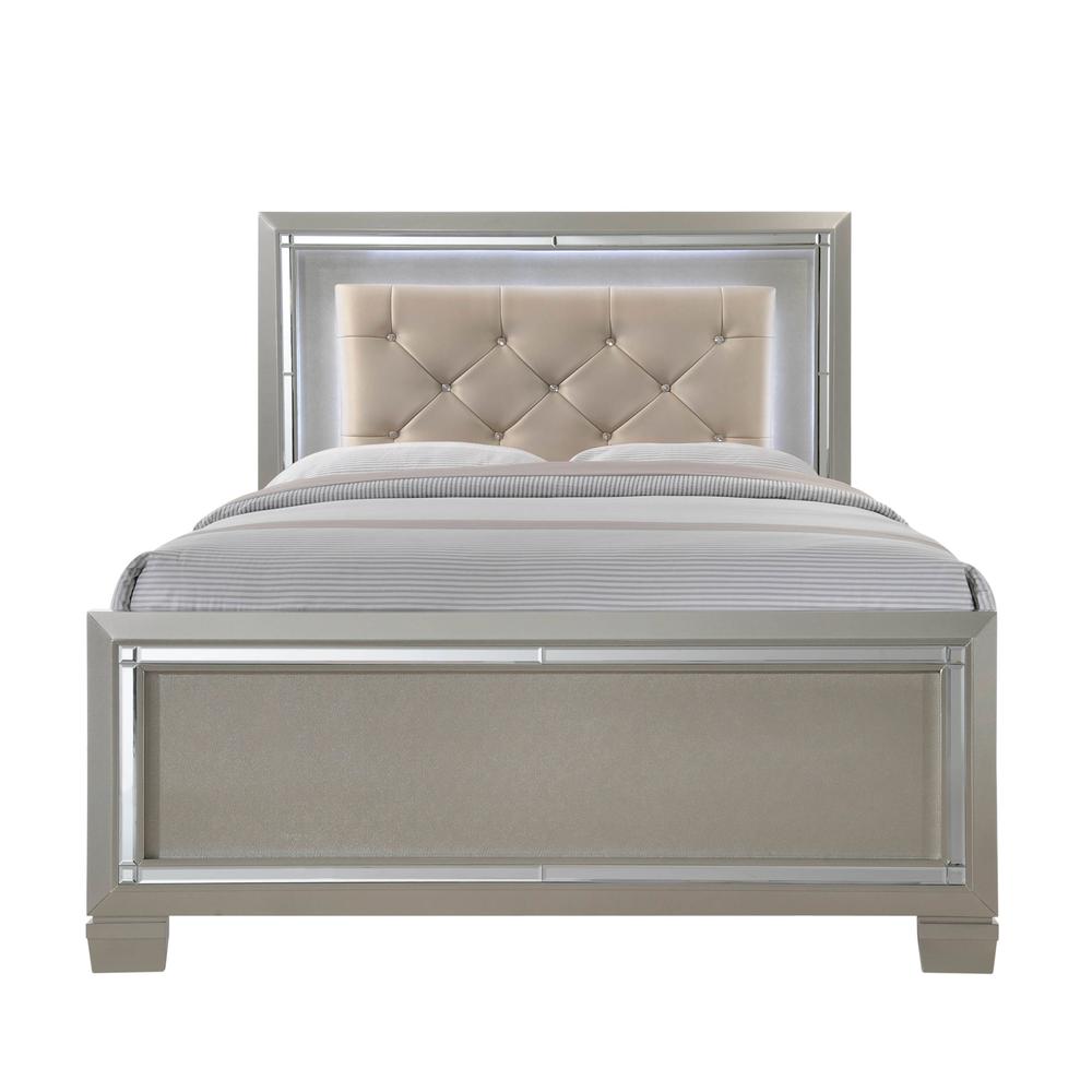 Glamour Youth Full Platform Bed. Picture 19