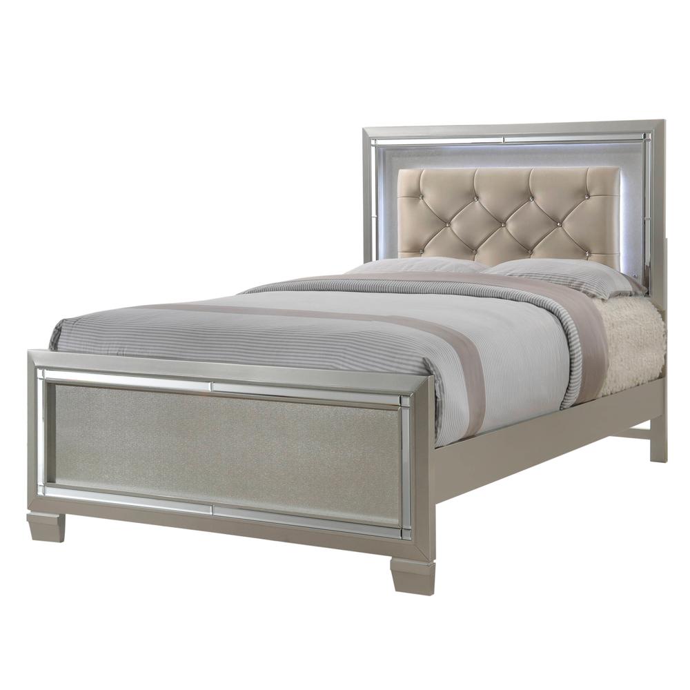 Glamour Youth Full Platform Bed. Picture 50