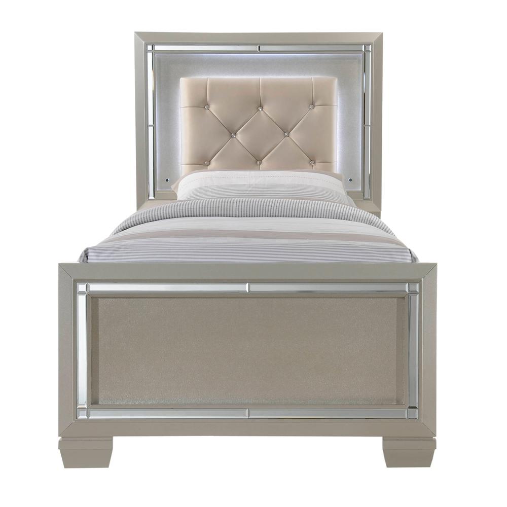 Glamour Youth Twin Platform Bed. Picture 14