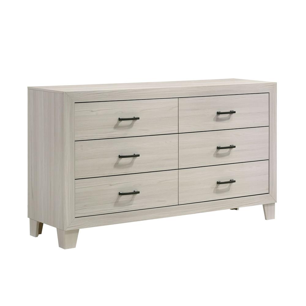 Picket House Furnishings Poppy 6-Drawer Dresser in Gray. Picture 2