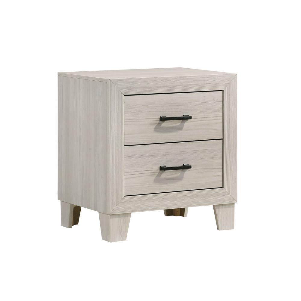 Picket House Furnishings Poppy 2-Drawer Nightstand in Gray. Picture 2