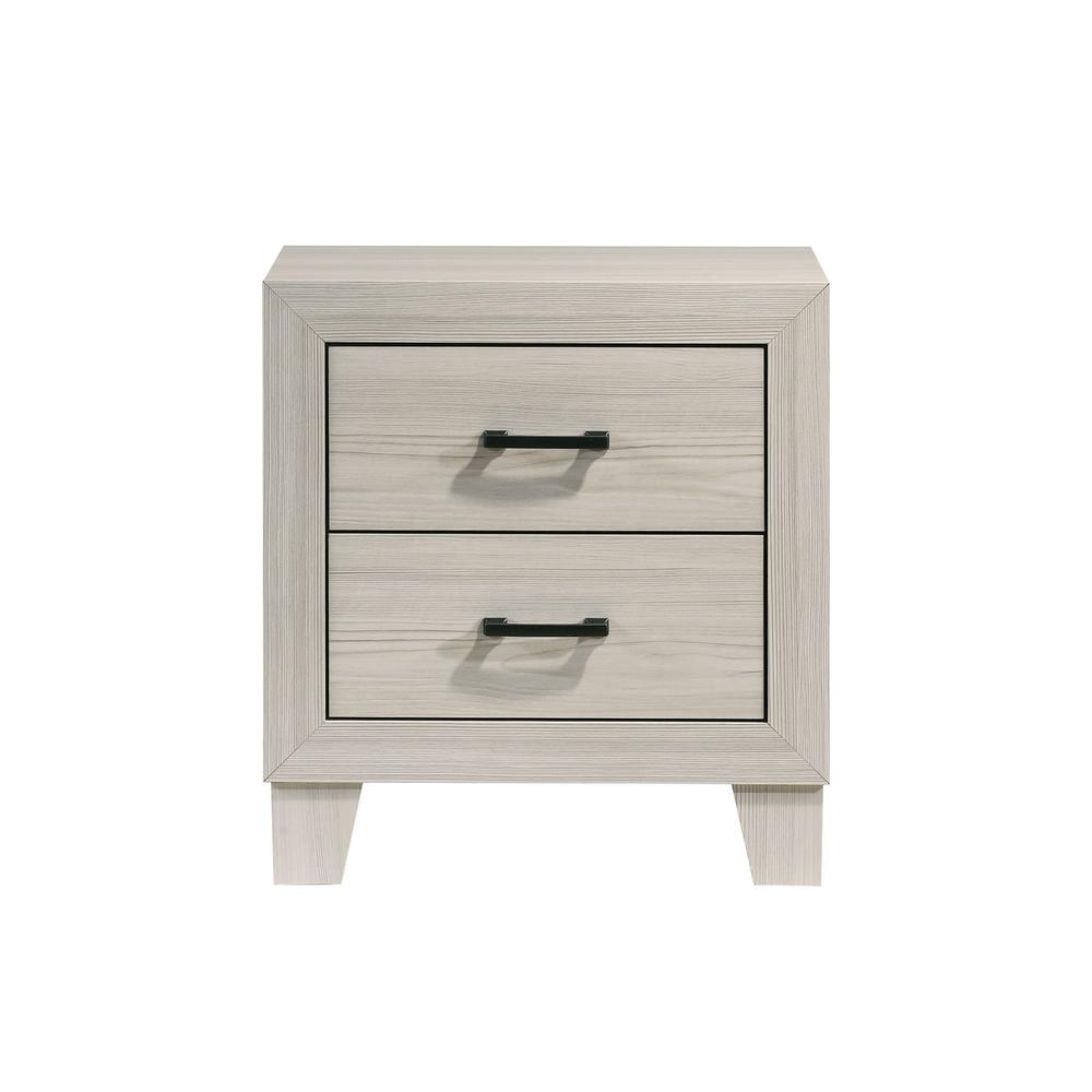 Picket House Furnishings Poppy 2-Drawer Nightstand in Gray. Picture 1