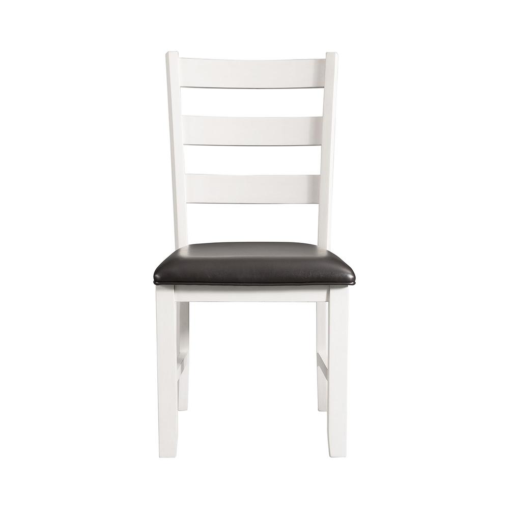 Picket House Furnishings Kona Standard Height Side Chair Set in White. Picture 3