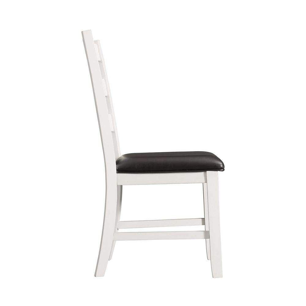 Picket House Furnishings Kona Standard Height Side Chair Set in White. Picture 4