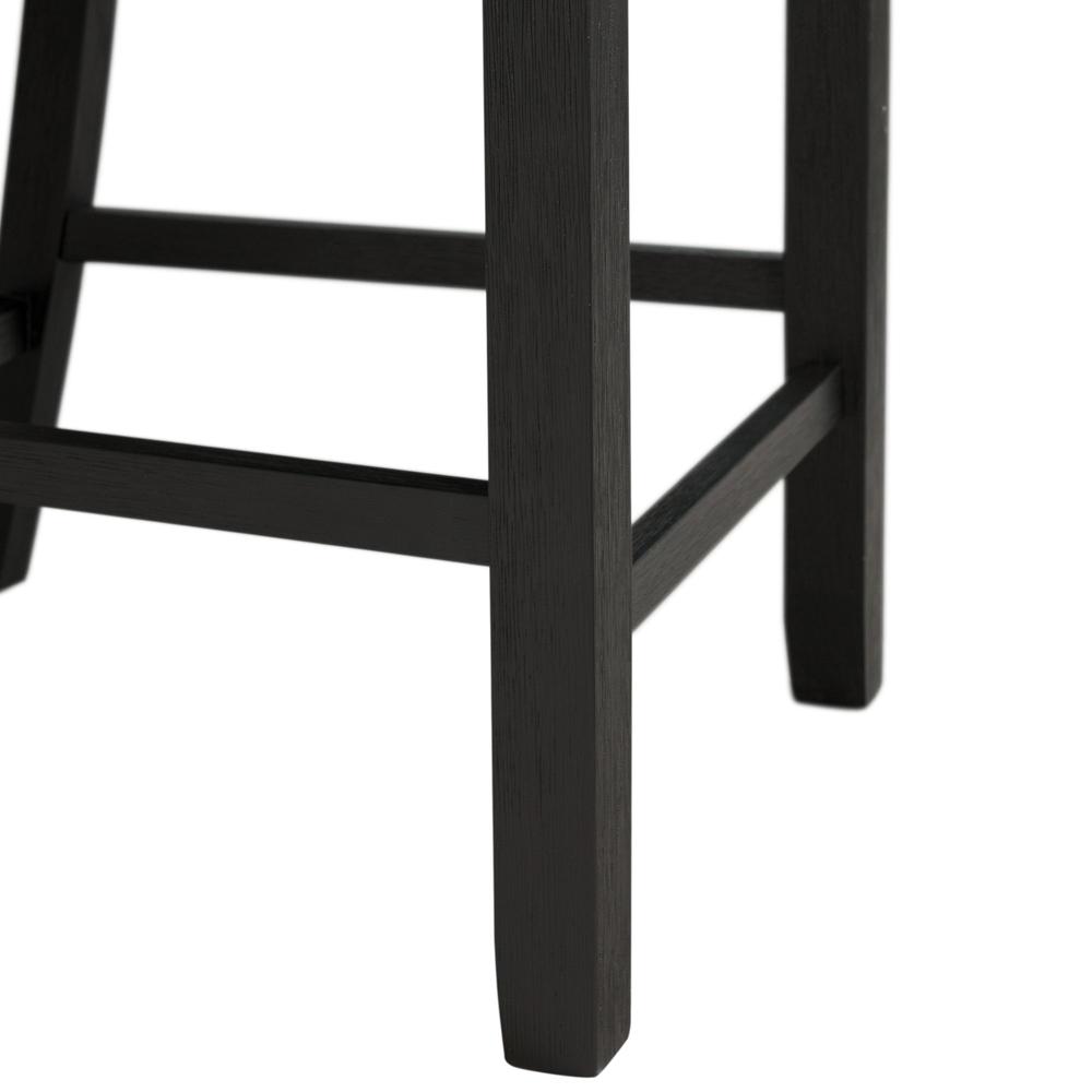 Picket House Furnishings Kona Counter Height Side Chair Set in Black. Picture 11