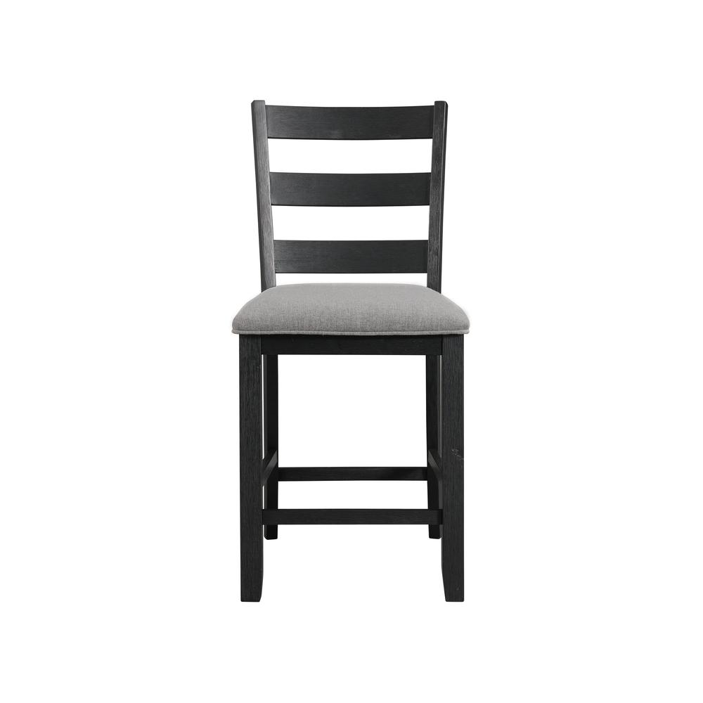 Picket House Furnishings Kona Counter Height Side Chair Set in Black. Picture 6