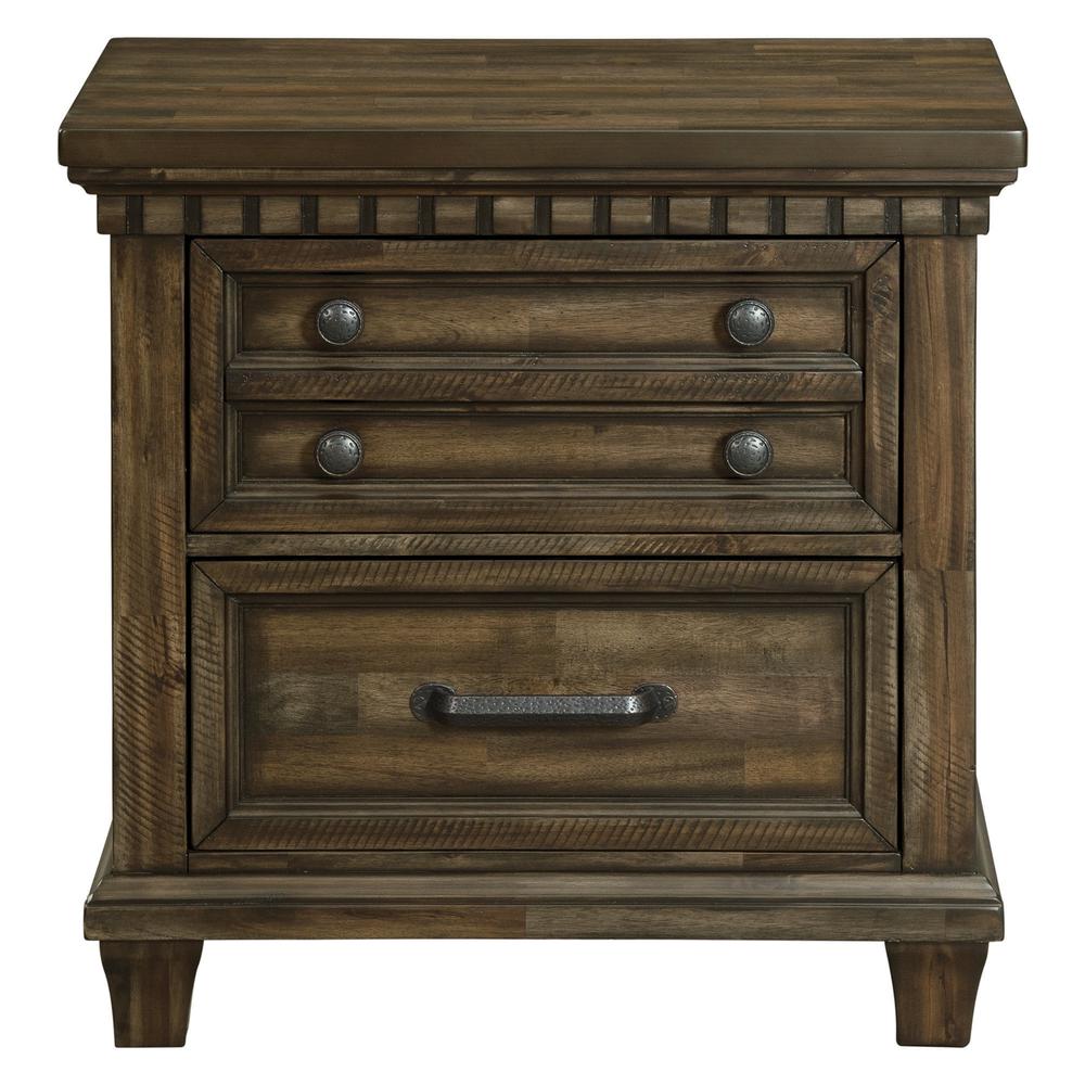 Johnny 2-Drawer Nightstand with USB. Picture 7