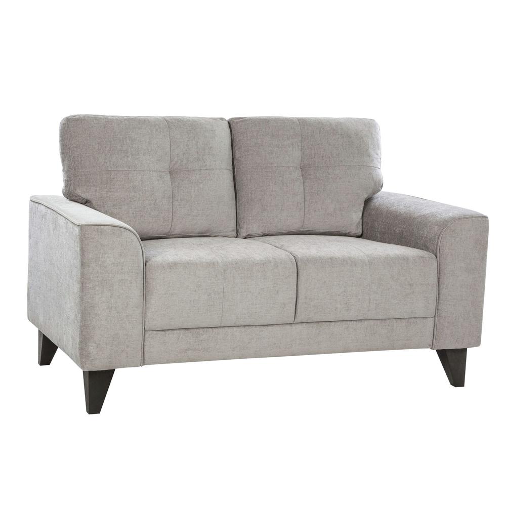 Picket House Furnishings Asher Loveseat in Storm. The main picture.