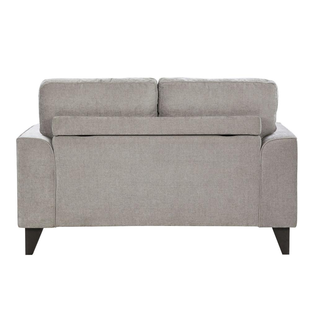 Picket House Furnishings Asher Loveseat in Storm. Picture 7