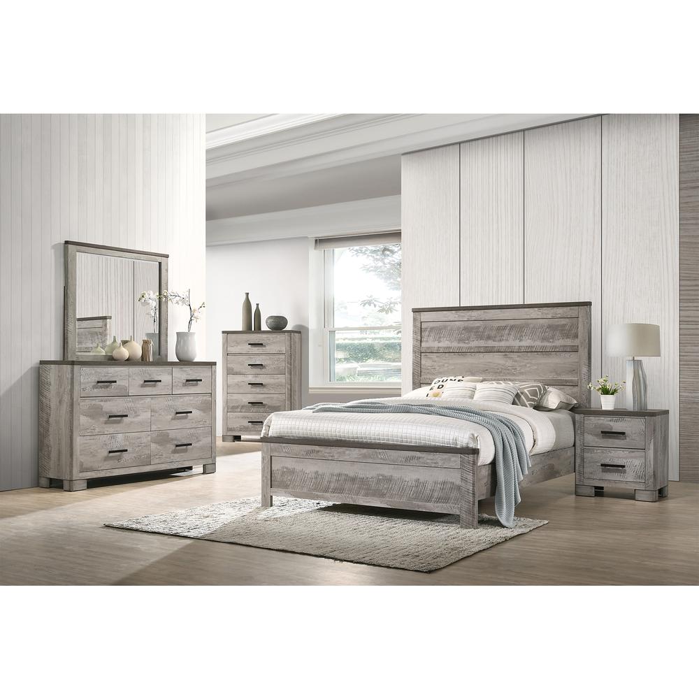 Picket House Furnishings Adam Full Panel Bed in Gray. Picture 2