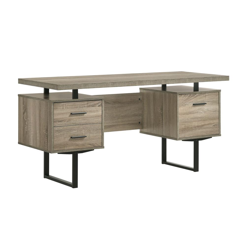 Picket House Furnishings Elwood Desk in Light Grey. The main picture.