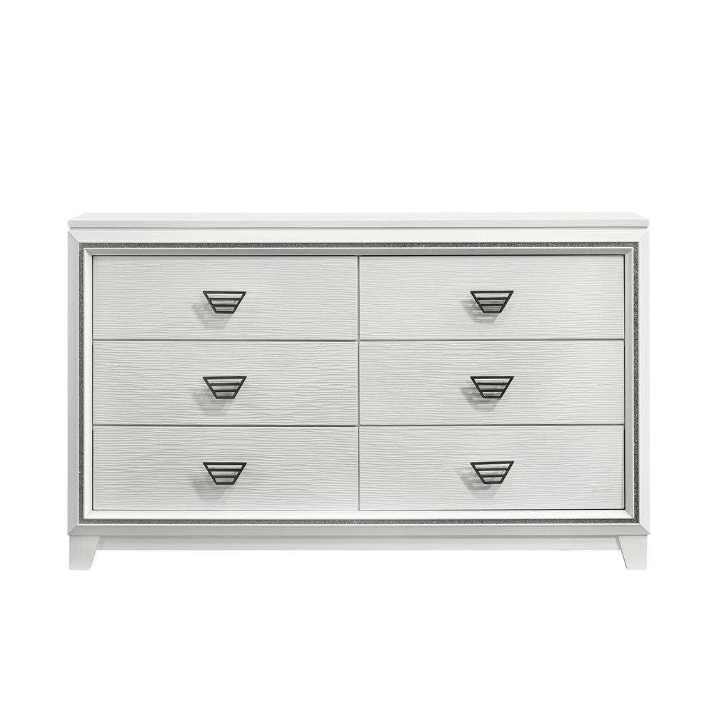 Picket House Furnishings Taunder Dresser in White. Picture 5