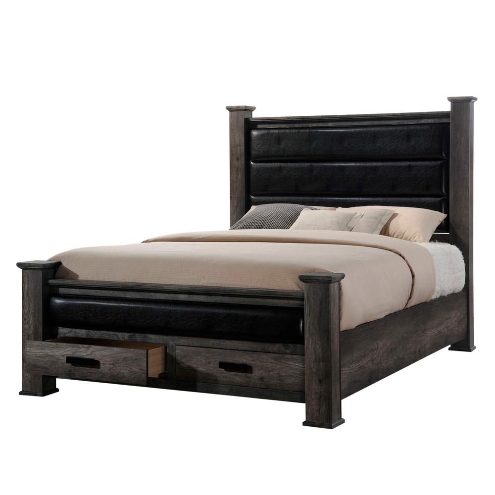 Grayson Queen Storage Poster  Bed. Picture 5