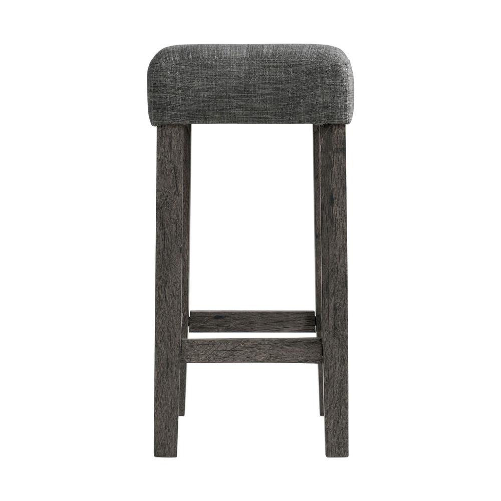 Picket House Furnishings Turner 24" Counter Barstool in Charcoal. Picture 6