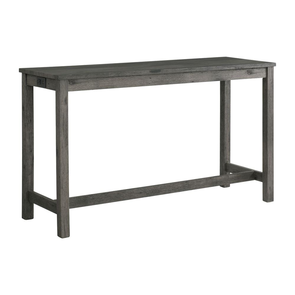 Picket House Furnishings Turner Multipurpose Bar Table Set in Charcoal. Picture 5