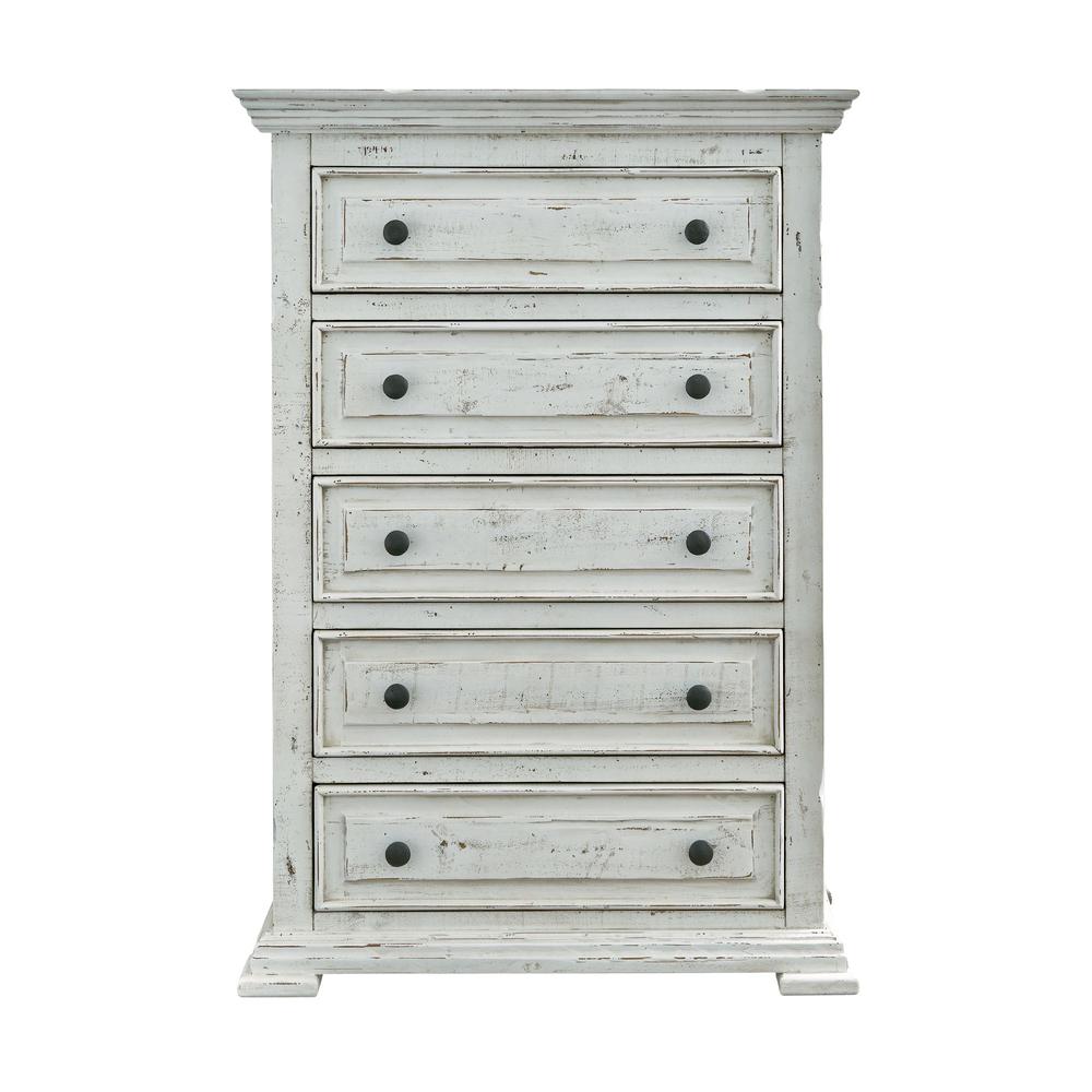 Picket House Furnishings Ruma White Chest. Picture 1
