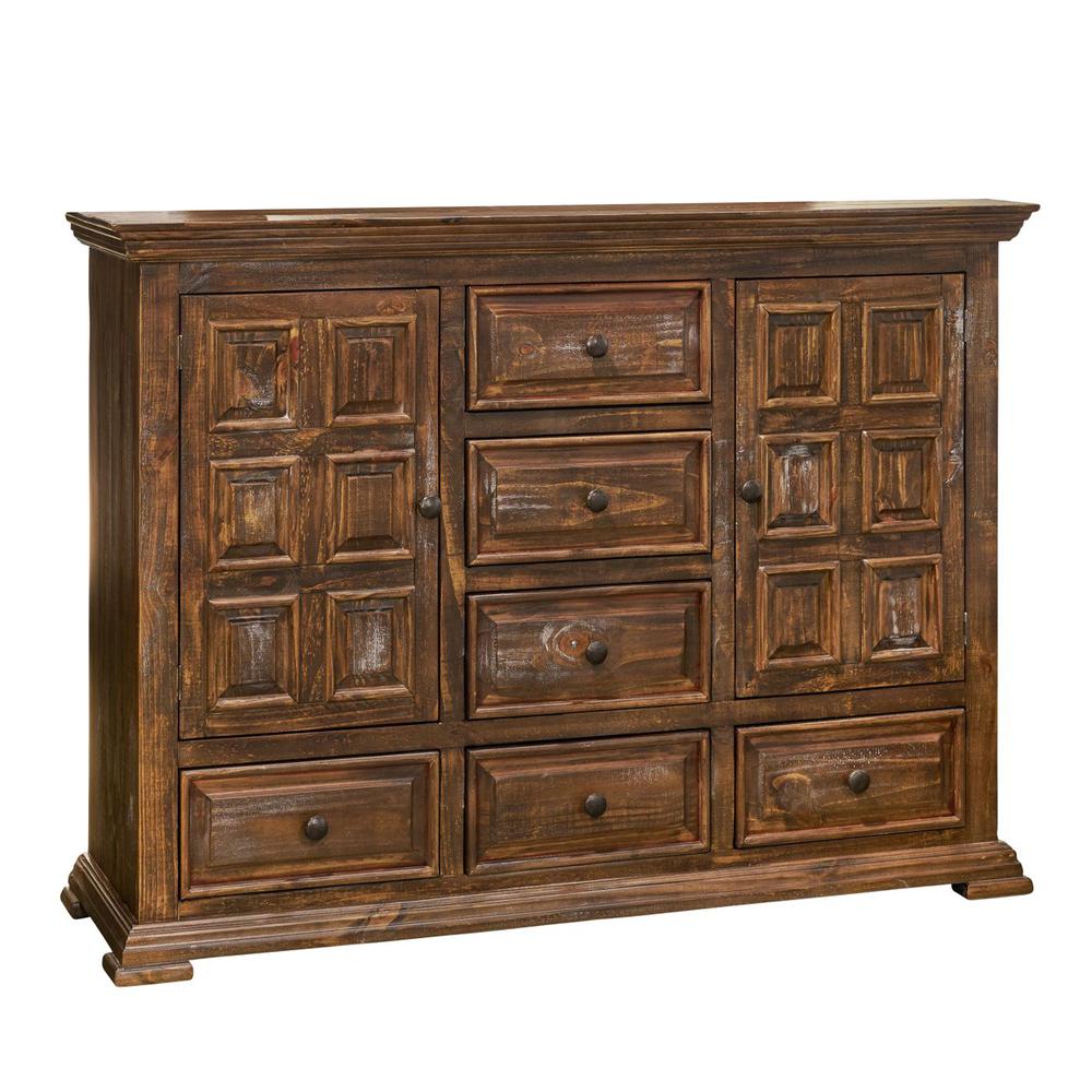 Picket House Furnishings Ruma Brown Dresser. Picture 2