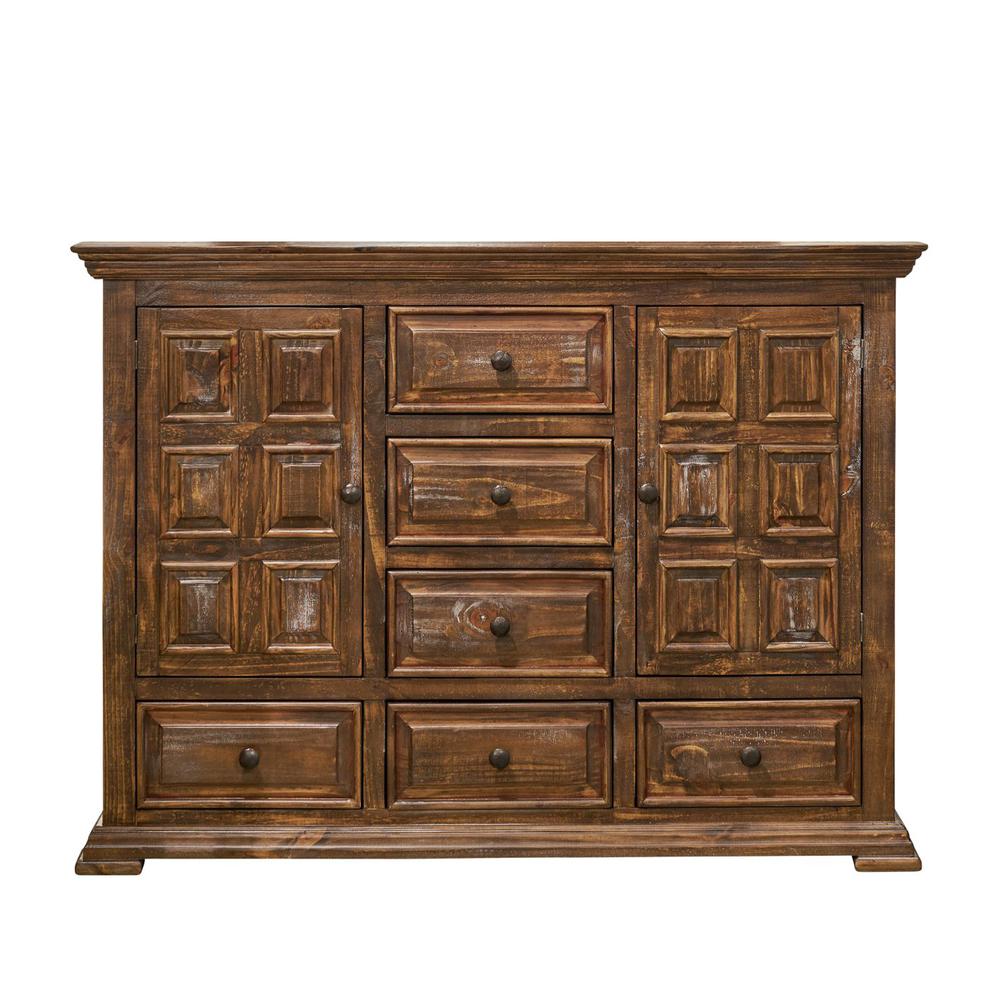 Picket House Furnishings Ruma Brown Dresser. Picture 1