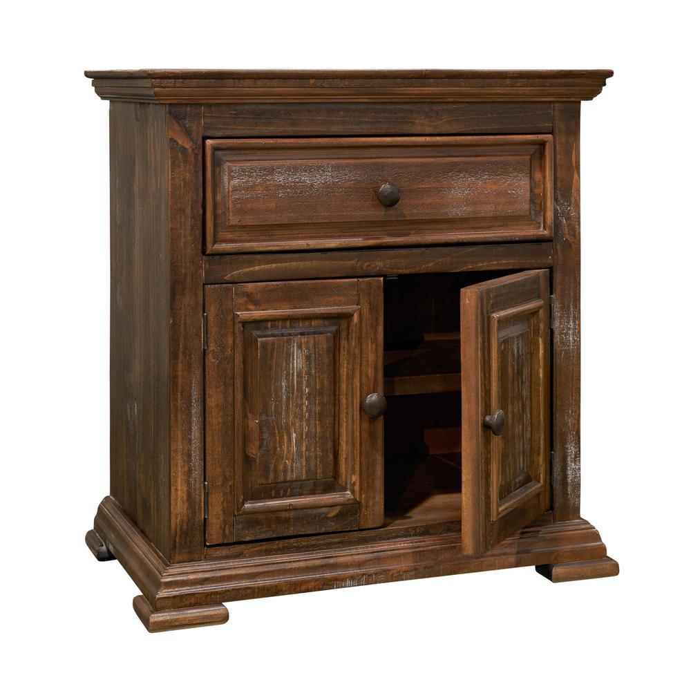 Picket House Furnishings Ruma Brown Nightstand. Picture 2