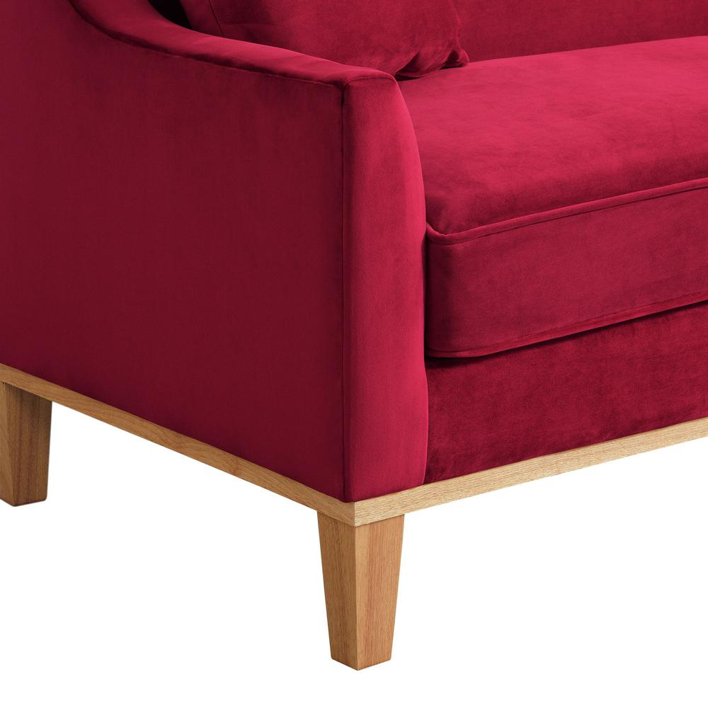 Picket House Furnishings Moxie Sofa in Ruby. Picture 8