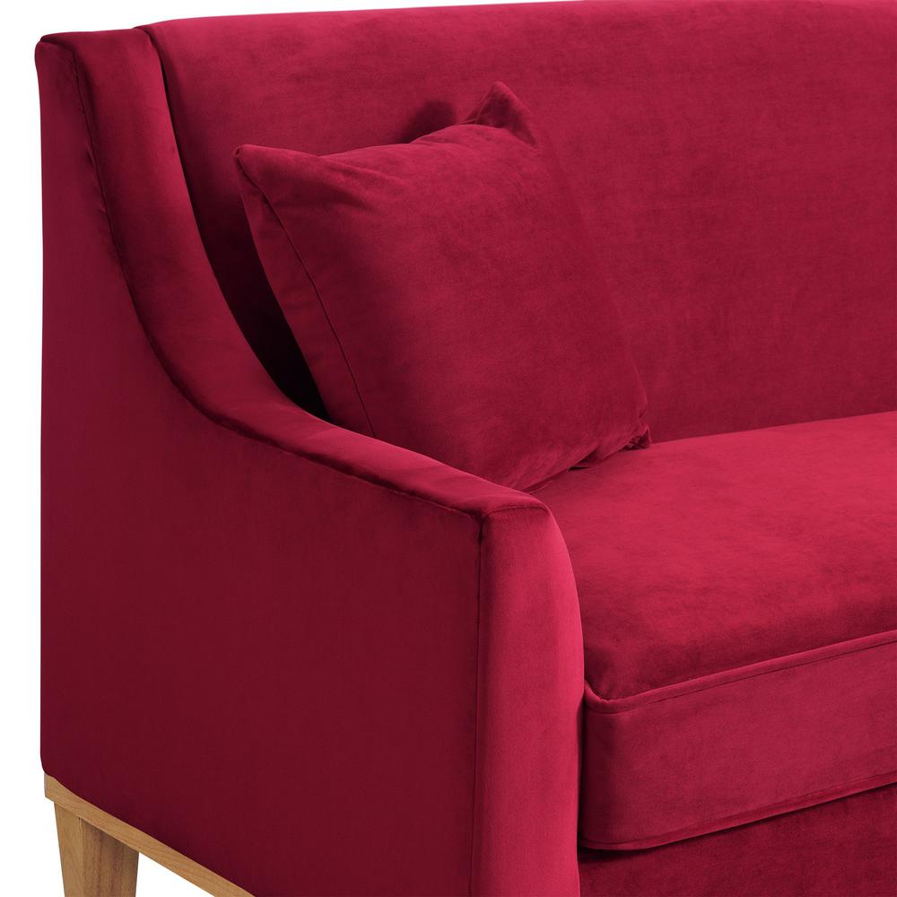 Picket House Furnishings Moxie Sofa in Ruby. Picture 7