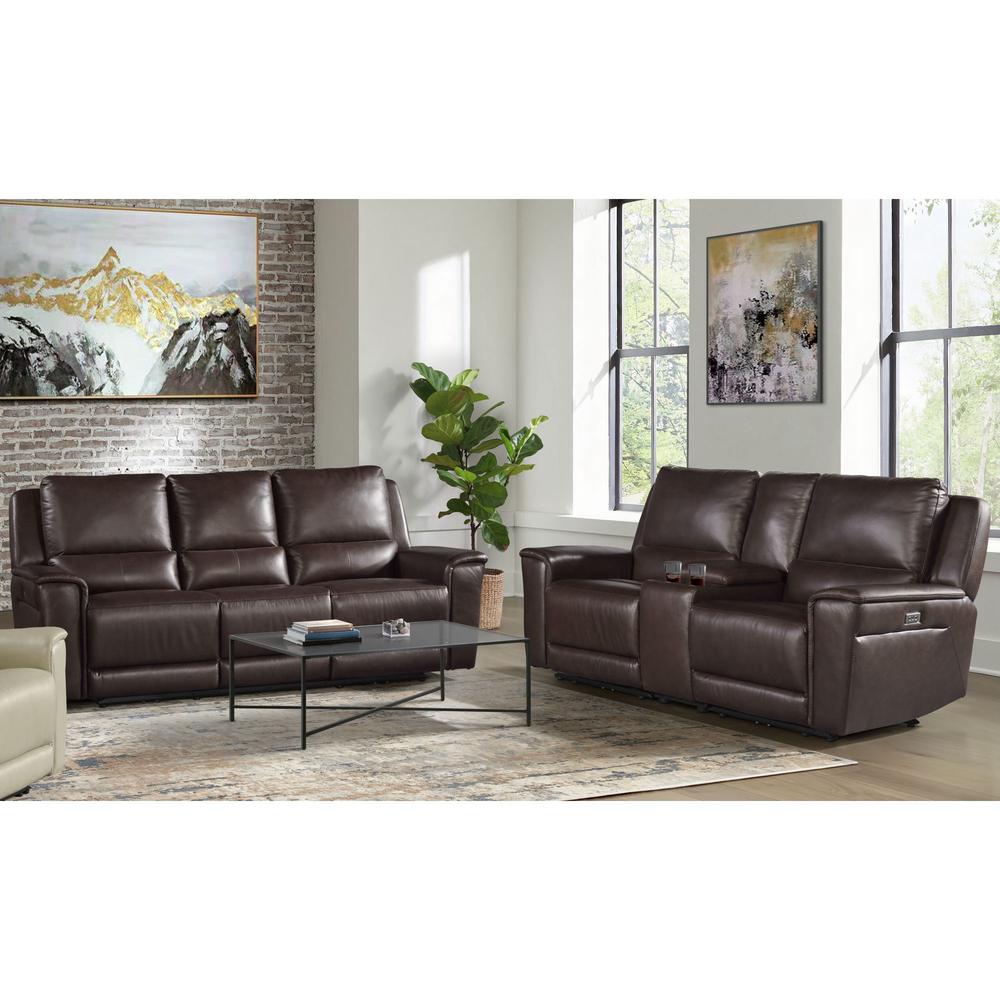Wylde 2PC Living Room Set in Palais Dark Brown-Sofa & Loveseat. Picture 11