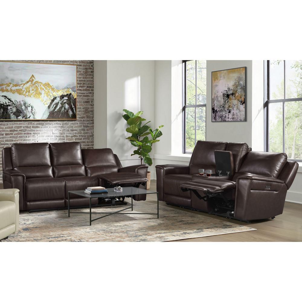 Wylde 2PC Living Room Set in Palais Dark Brown-Sofa & Loveseat. Picture 12