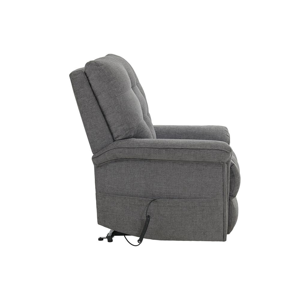 Secco Power Motion Lift Chair in 15337-2 Ribbit Charcoal. Picture 3