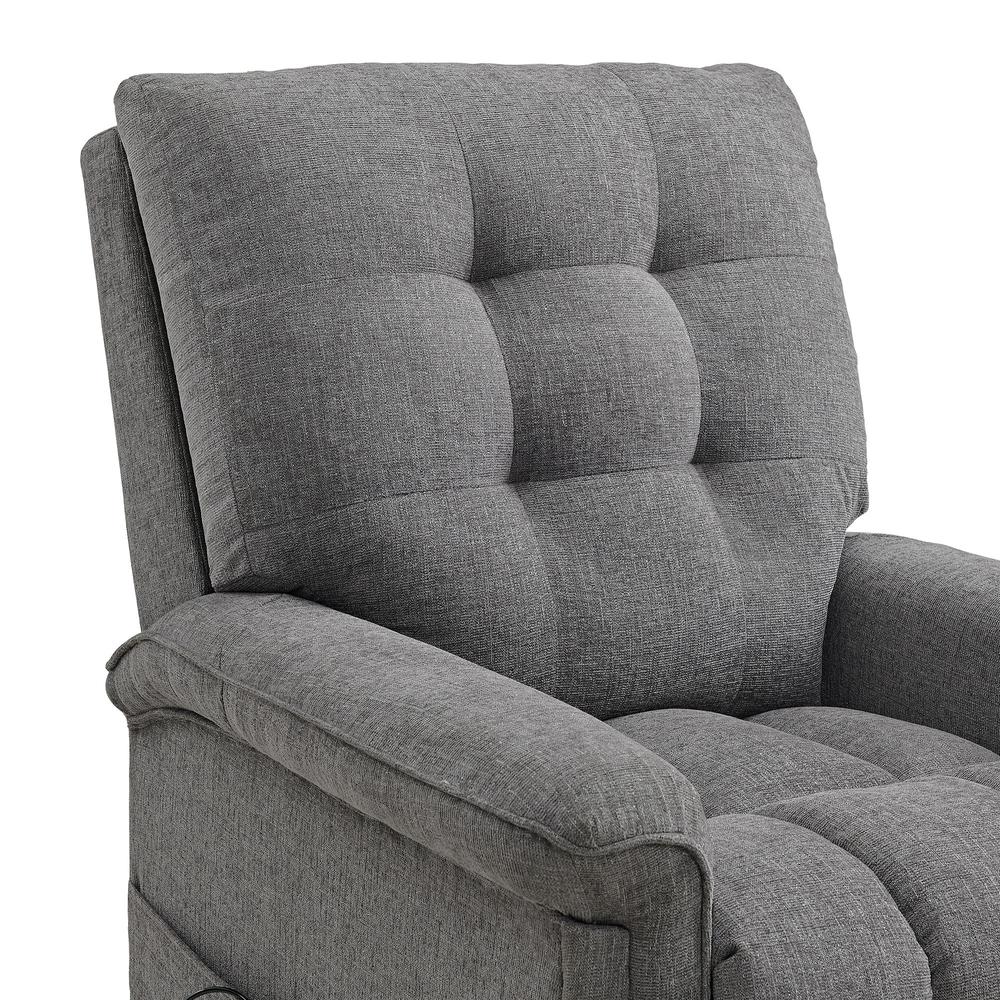 Secco Power Motion Lift Chair in 15337-2 Ribbit Charcoal. Picture 7