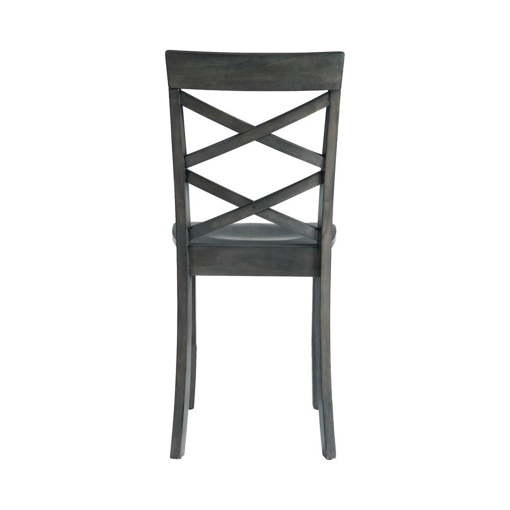 Picket House Furnishings Regan Standard Height Side Chair Set in Gray. Picture 7