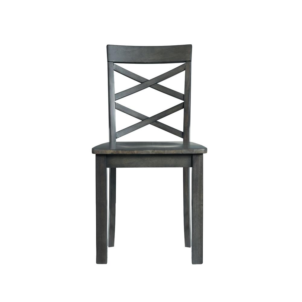 Picket House Furnishings Regan Standard Height Side Chair Set in Gray. Picture 5