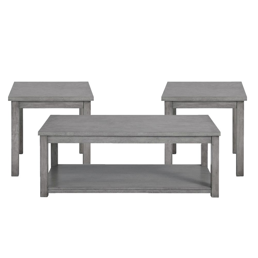 Picket House Furnishings Rhys Occasional Table Set in Gray. Picture 1