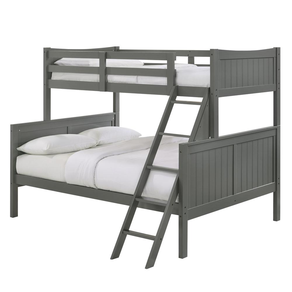 Picket House Furnishings Santino Twin Over Full Bunk Bed. Picture 1